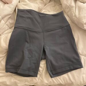 Lululemon Athletica Gray Athletic Shorts with Compression Fit